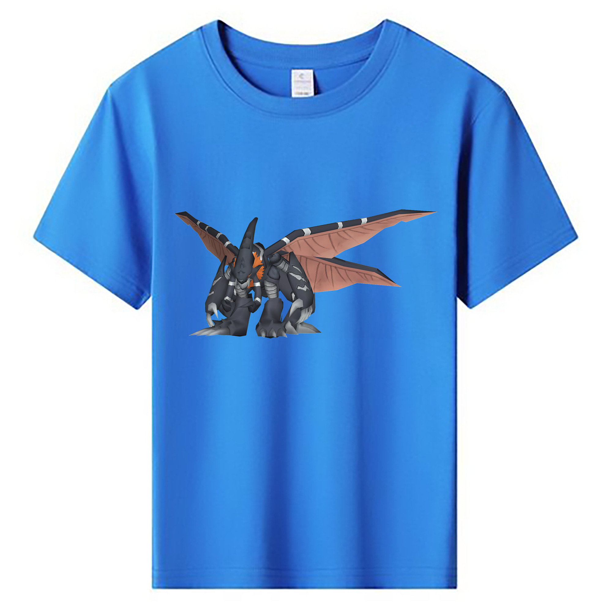 （画像用） Digimon デジタルモンスター/デジモン 綿100％キッズTシャツ（フロントプリント）